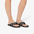 SANDALES PUFFY NOIRES