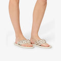 SANDALES PUFFY BLANCHES