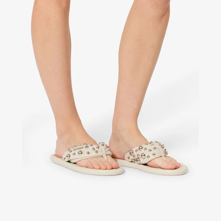 SANDALES PUFFY BLANCHES