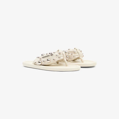 SANDALES PUFFY BLANCHES