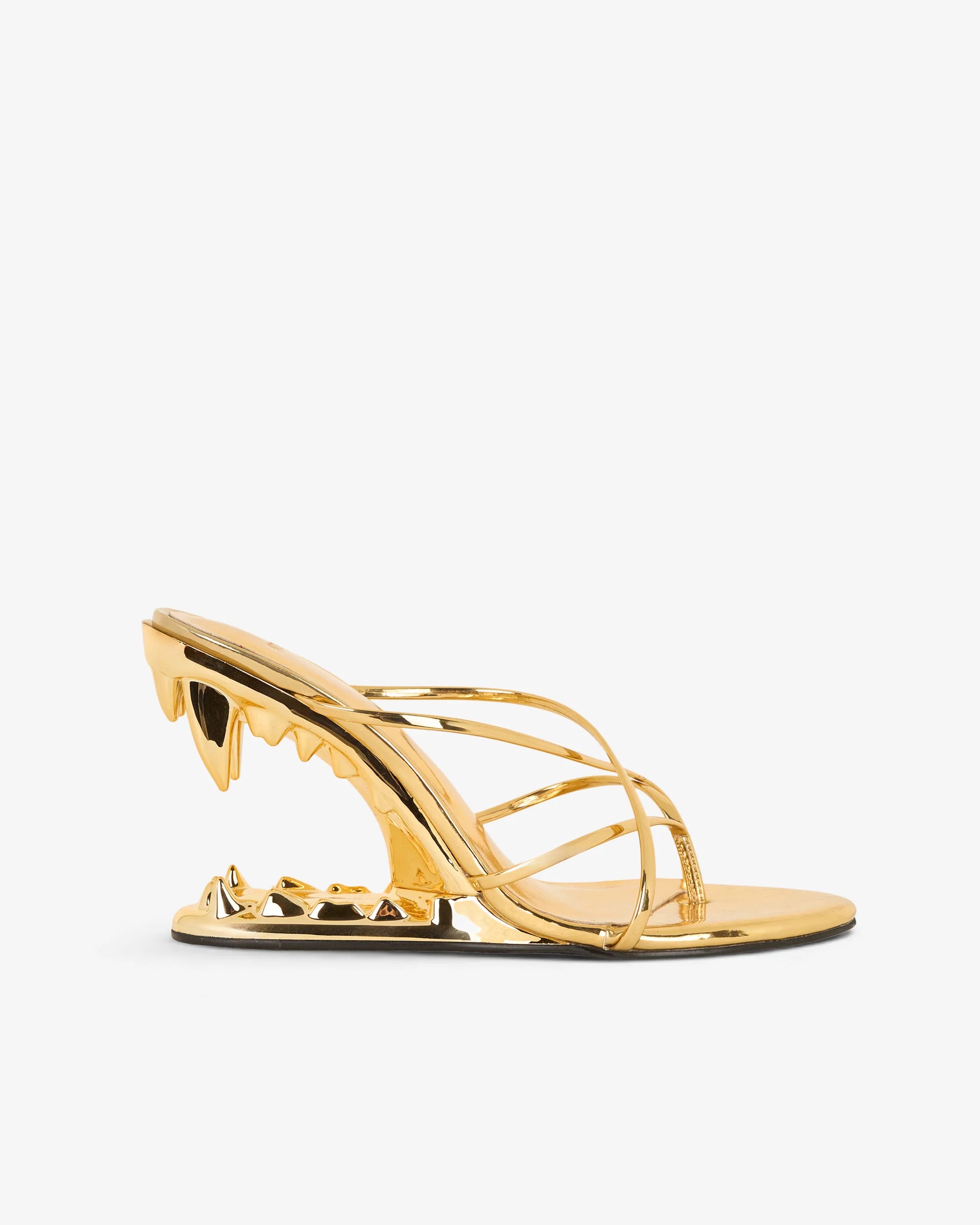 VELVET HEELS — GOLD