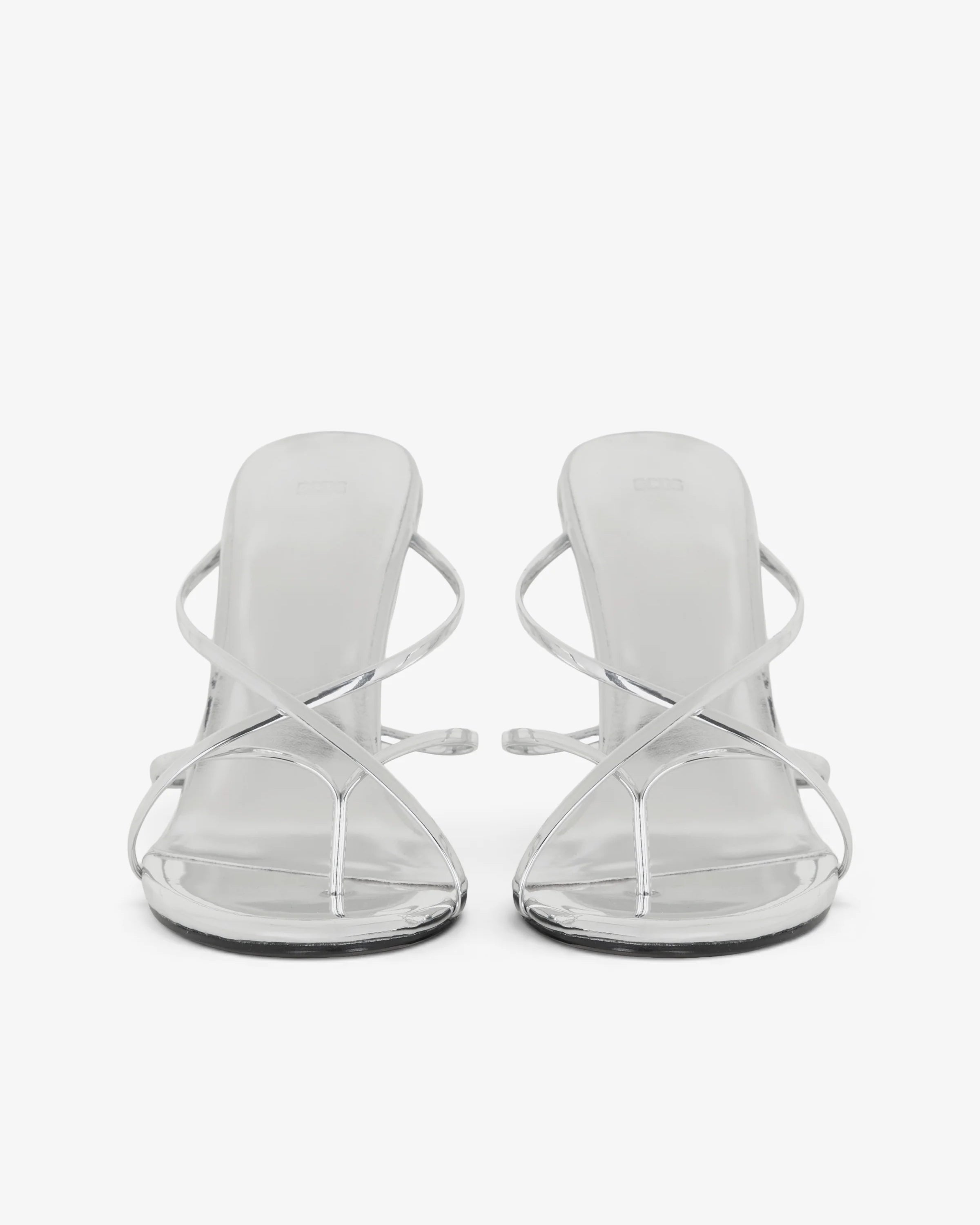 VELVET HEELS — SILVER