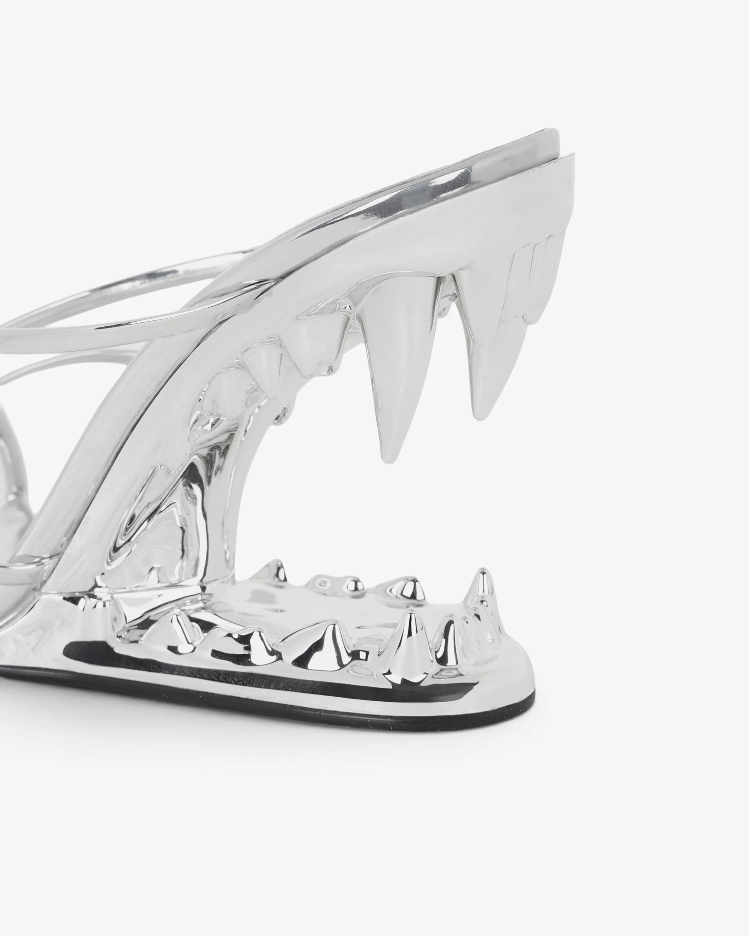 VELVET HEELS — SILVER