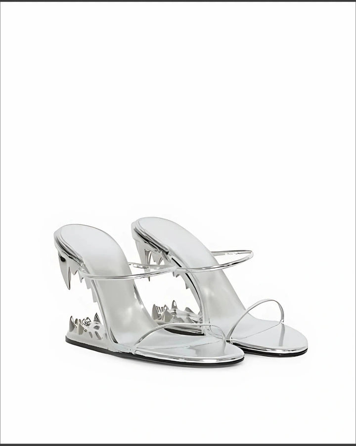 SCARLET HEELS — SILVER