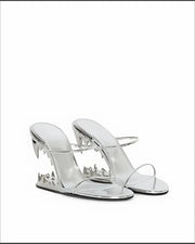 SCARLET HEELS — SILVER